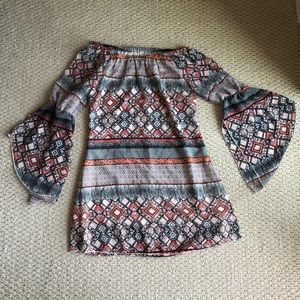 Tribal printed dress